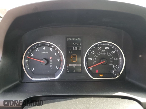 2007 Honda CR-V EX-L with VIN JHLRE48797C082484, listed as a Copart auction lot 54368615 with 134,703 mi miles and Salvage Title. Bid and sale history available at carsss.com. Image 9.