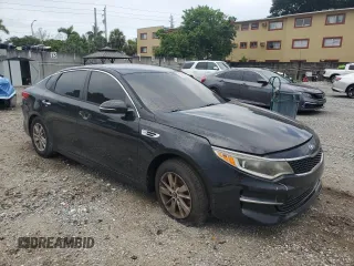 2016 Kia Optima LX with VIN 5XXGT4L39GG103963, listed as a Copart auction lot 63523365 with Not provided miles and Salvage title. Bid and sale history available at DreamBid. Image 4.