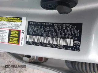 2013 Toyota Corolla L with VIN 2T1BU4EE6DC933955, listed as a IAAI auction lot 42193315 with 109,814 mi miles and . Bid and sale history available at DreamBid. Image 9.