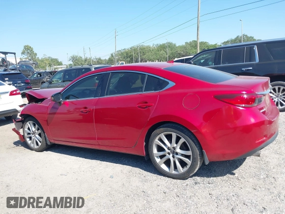 2016 Mazda Mazda6 i Touring with VIN JM1GJ1V5XG1420598, listed as a IAAI auction lot 42054889 with 90,556 mi miles. Bid and sale history available at carsss.com. Image 14.