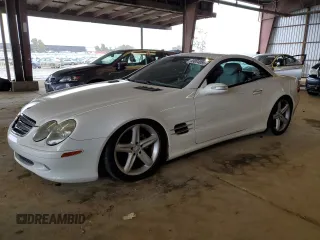2006 Mercedes-Benz SL 500 with VIN WDBSK75F56F107851, listed as a Copart auction lot 49004085 with 121,870 mi miles and Salvage title. Bid and sale history available at DreamBid. Image 1.