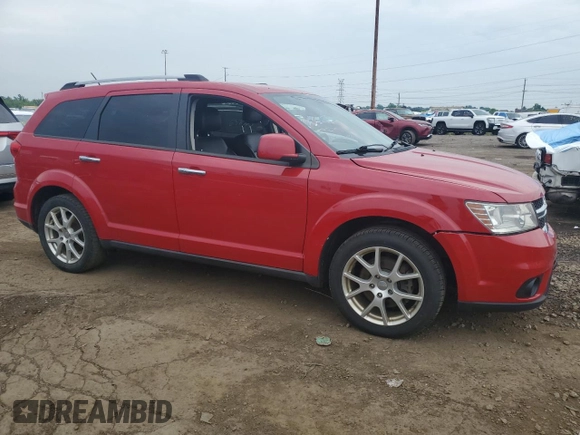 2013 Dodge Journey Crew with VIN 3C4PDCDG3DT597245, listed as a Copart auction lot 64098275 with 172,680 mi miles and Clean title. Bid and sale history available at DreamBid. Image 4.