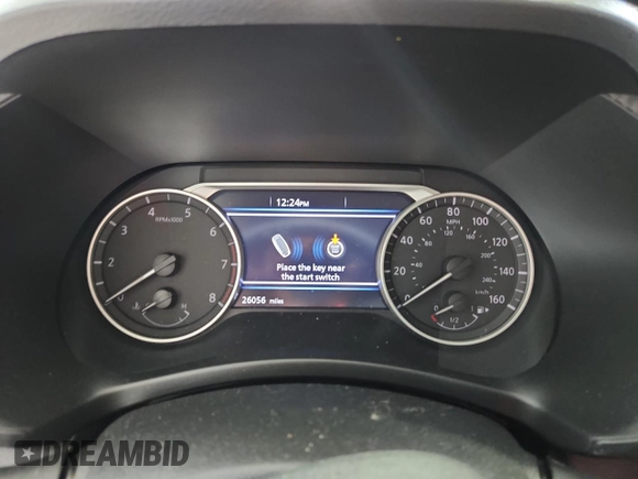 2024 Nissan Sentra SV with VIN 3N1AB8CV6RY366037, listed as a Copart auction lot 64748595 with 26,056 mi miles and Clean title. Bid and sale history available at DreamBid. Image 9.