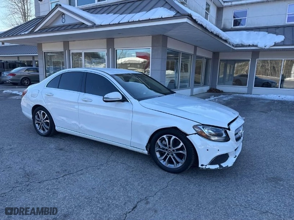 2017 Mercedes-Benz C-Class C 300 with VIN 55SWF4JB9HU215940, listed as a IAAI auction lot 41600379 with 68,929 mi miles. Bid and sale history available at carsss.com. Image 1.