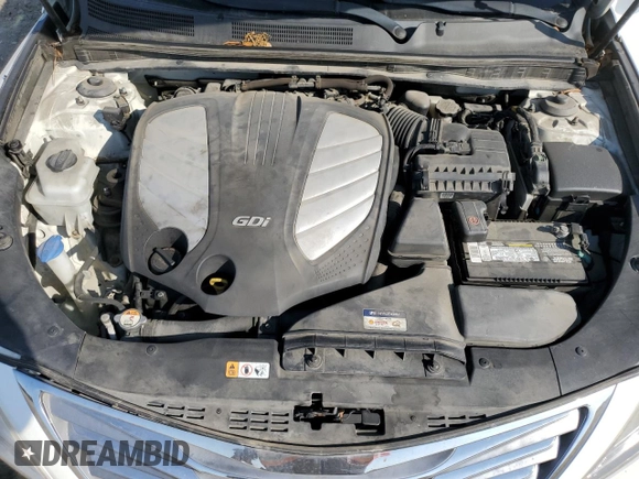 2013 Hyundai Azera with VIN KMHFG4JG8DA226176, listed as a Copart auction lot 53121455 with 123,142 mi miles and Salvage Title. Bid and sale history available at carsss.com. Image 12.