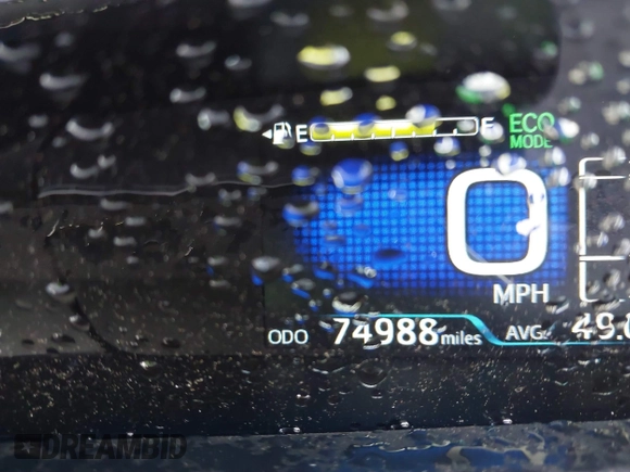 2016 Toyota Prius Four with VIN JTDKARFUXG3523023, listed as a IAAI auction lot 41754221 with 74,988 mi miles. Bid and sale history available at carsss.com. Image 16.