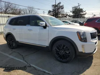 2022 Kia Telluride SX with VIN 5XYP54HC8NG201913, listed as a Copart auction lot 49168945 with 46,036 mi miles and Salvage title. Bid and sale history available at DreamBid. Image 4.