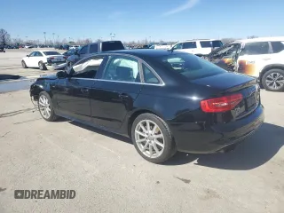 2015 Audi A4 Premium Plus with VIN WAUFFAFL5FN024562, listed as a Copart auction lot 48058595 with 0 mi miles and Salvage Title. Bid and sale history available at carsss.com. Image 2.