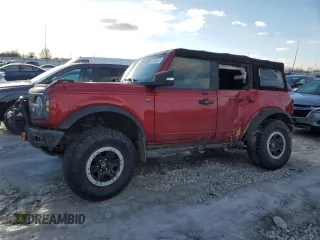 2021 Ford Bronco with VIN 1FMEE5DP9MLA92804, listed as a Copart auction lot 41805875 with 51,149 mi miles and Salvage Title. Bid and sale history available at DreamBid. Image 1.