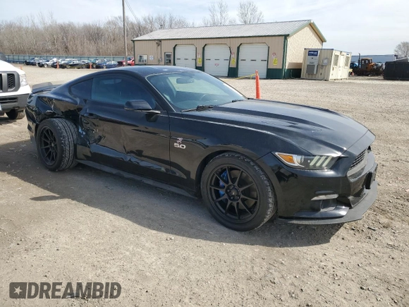 2016 Ford Mustang GT with VIN 1FA6P8CF4G5230986, listed as a Copart auction lot 50210435 with 80,587 mi miles and Salvage Title. Bid and sale history available at carsss.com. Image 4.