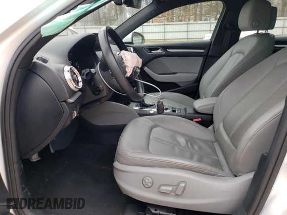 2018 Audi A3 Sedan Premium with VIN WAUB8GFF5J1090499, listed as a Copart auction lot 42452834 with 57,011 mi miles and Salvage Title. Bid and sale history available at carsss.com. Image 7.