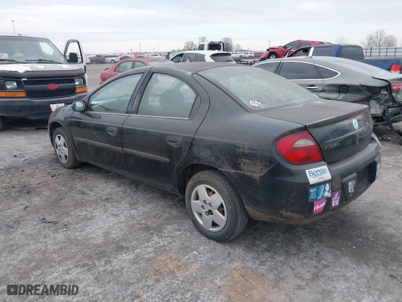 2005 Dodge Neon SE with VIN 1B3ES26C85D188331, listed as a IAAI auction lot 41462163 with 185,731 mi miles. Bid and sale history available at carsss.com. Image 3.