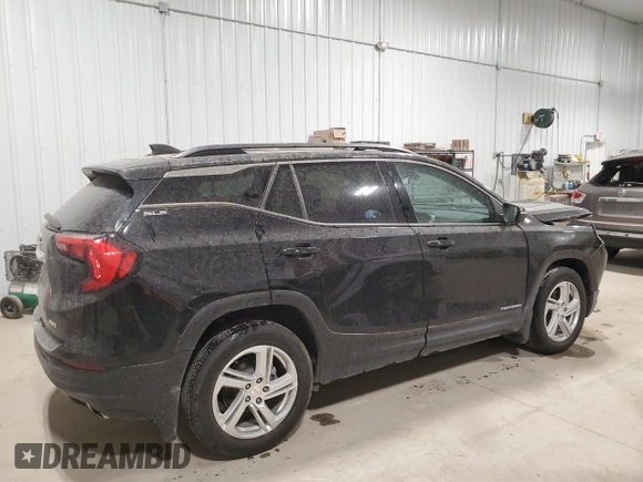 2018 GMC Terrain SLE with VIN 3GKALTEXXJL246257, listed as a Copart auction lot 48801545 with 126,531 mi miles and Salvage Title. Bid and sale history available at carsss.com. Image 3.