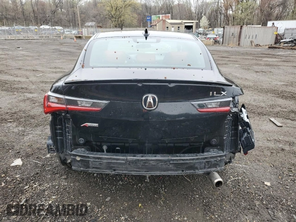 2022 Acura ILX Premium with VIN 19UDE2F80NA007870, listed as a Copart auction lot 51510945 with 79,529 mi miles and Salvage title. Bid and sale history available at DreamBid. Image 6.
