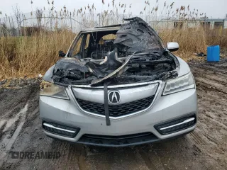 2014 Acura MDX Tech Pkg with VIN 5FRYD4H43EB043504, listed as a Copart auction lot 50368135 with 0 mi miles and Salvage Title. Bid and sale history available at carsss.com. Image 5.