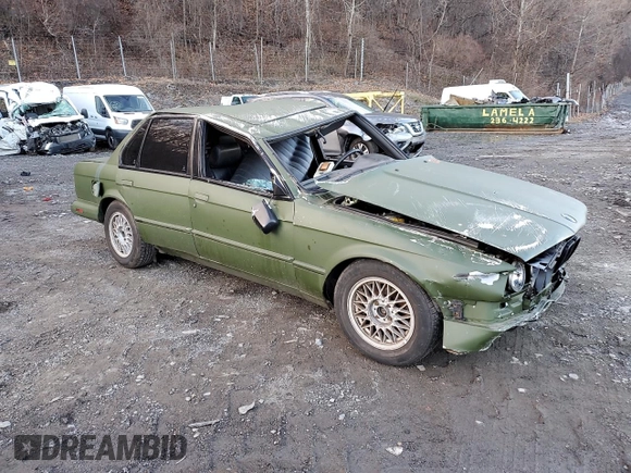 1987 BMW 3 Series 325i with VIN WBAAD2303H2446334, listed as a Copart auction lot 80395713 with 217,676 mi miles and Salvage Title. Bid and sale history available at carsss.com. Image 4.
