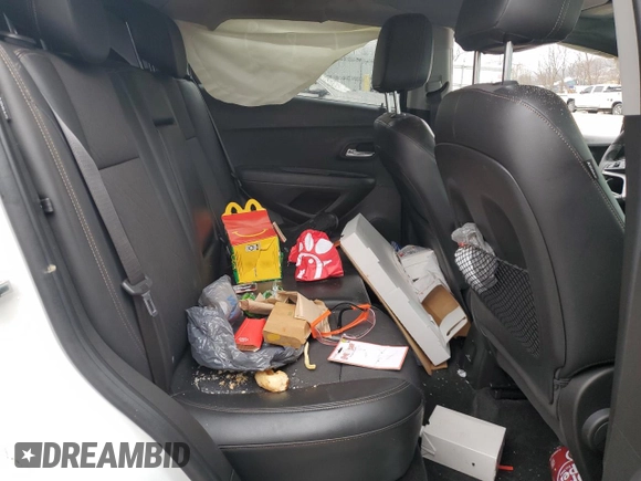 2018 Chevrolet Trax LT with VIN KL7CJPSB3JB508337, listed as a Copart auction lot 44929285 with 57,600 mi miles and Salvage Title. Bid and sale history available at carsss.com. Image 12.