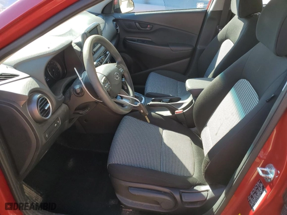 2020 Hyundai Kona SE with VIN KM8K1CAA0LU493654, listed as a Copart auction lot 43181385 with 23,242 mi miles and Salvage Title. Bid and sale history available at carsss.com. Image 7.