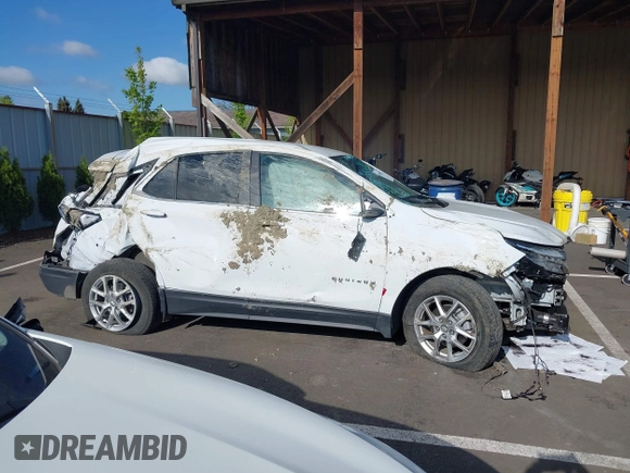 2024 Chevrolet Equinox LT with VIN 3GNAXUEG3RS215950, listed as a IAAI auction lot 42085571 with 24,145 mi miles and . Bid and sale history available at DreamBid. Image 14.