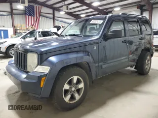 2008 Jeep Liberty Sport with VIN 1J8GN28K78W221386, listed as a Copart auction lot 50202425 with 113,878 mi miles and Salvage Title. Bid and sale history available at carsss.com. Image 1.