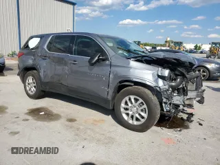 2021 Chevrolet Traverse LS z VIN 1GNERFKW4MJ206011, wystawiony jako Copart lot #59190965 z przebiegiem 64 002 mil mil oraz Nie do naprawy • Non repairable. Historia ofert i sprzedaży dostępna na DreamBid. Obrazek 4.