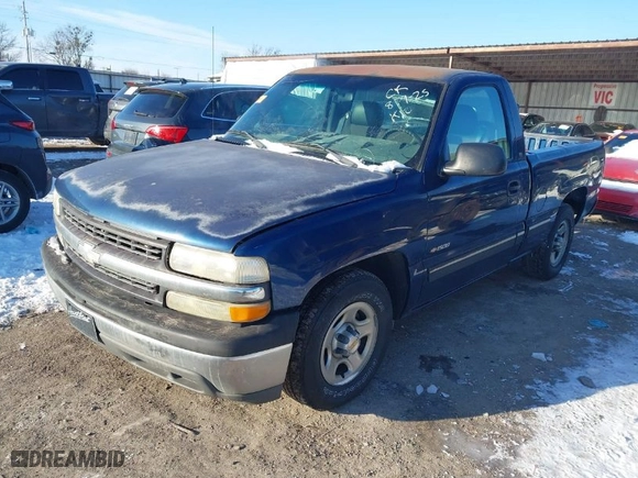 2002 Chevrolet Silverado 1500 with VIN 1GCEC14W72Z101617, listed as a IAAI auction lot 41618287 with 62,958 mi miles. Bid and sale history available at carsss.com. Image 2.