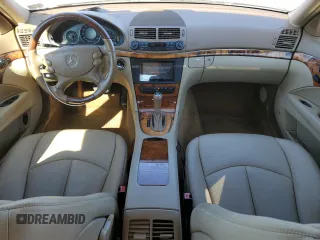 2009 Mercedes-Benz E 350 with VIN WDBUH87X09B444541, listed as a Copart auction lot 46111415 with 141,471 mi miles and Salvage Title. Bid and sale history available at DreamBid. Image 8.