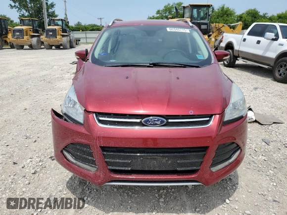 2015 Ford Escape Titanium with VIN 1FMCU0JX5FUC90567, listed as a Copart auction lot 60340775 with 67,287 mi miles and Salvage title. Bid and sale history available at DreamBid. Image 5.