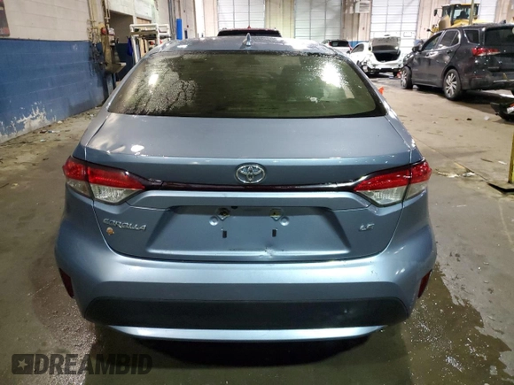 2022 Toyota Corolla LE with VIN JTDEPMAE9NJ199733, listed as a Copart auction lot 43416925 with 0 mi miles and Non Repairable. Bid and sale history available at carsss.com. Image 6.
