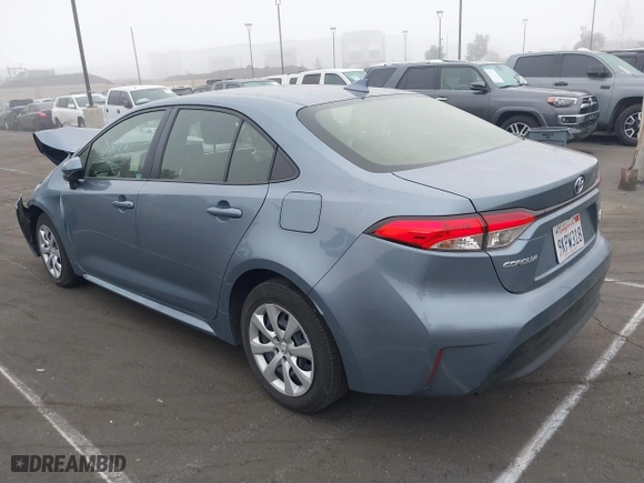2024 Toyota Corolla Hybrid LE with VIN JTDBCMFE2RJ021904, listed as a IAAI auction lot 41488096 with 37,622 mi miles. Bid and sale history available at carsss.com. Image 3.