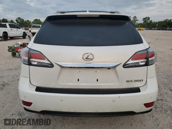 2013 Lexus RX 350 with VIN 2T2ZK1BA5DC130022, listed as a Copart auction lot 53065795 with 118,886 mi miles and Salvage Title. Bid and sale history available at DreamBid. Image 6.
