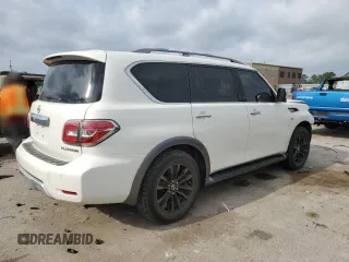 2018 Nissan Armada Platinum с VIN JN8AY2NE2J9730460, выставлен на аукционе Copart как лот 54322235 с пробегом 106 828 миль миль и Списание • Salvage title. История ставок и продаж доступна на DreamBid. Изображение 3.