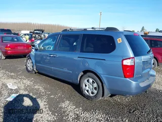 2007 Kia Sedona EX with VIN KNDMB233176188287, listed as a IAAI auction lot 41354340 with 1 mi miles. Bid and sale history available at carsss.com. Image 3.