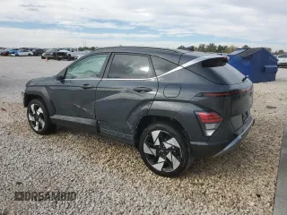2024 Hyundai Kona Limited with VIN KM8HECA39RU024491, listed as a Copart auction lot 75445174 with 5,475 mi miles and Salvage Title. Bid and sale history available at carsss.com. Image 2.