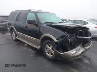 2004 Ford Expedition Eddie Bauer z VIN 1FMRU17W14LB46838, wystawiony jako IAAI lot #41154148 z przebiegiem 140 606 mil mil oraz . Historia ofert i sprzedaży dostępna na DreamBid. Obrazek 1.