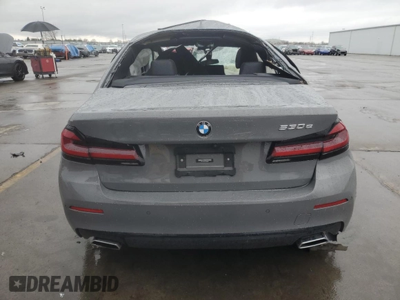 2021 BMW 5 Series 530e with VIN WBA13AG01MCF99695, listed as a Copart auction lot 44844945 with Not provided miles and Non repairable. Bid and sale history available at DreamBid. Image 6.