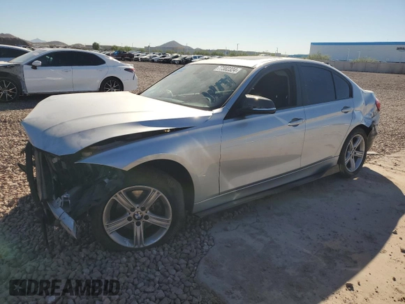 2014 BMW 3 Series 320i xDrive with VIN WBA3C3C52EF985691, listed as a Copart auction lot 77382324 with 150,876 mi miles and Salvage Title. Bid and sale history available at carsss.com. Image 1.