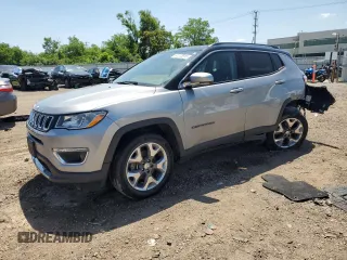 2020 Jeep Compass Limited with VIN 3C4NJDCB8LT164658, listed as a Copart auction lot 61172915 with 36,620 mi miles and Salvage title. Bid and sale history available at DreamBid. Image 1.