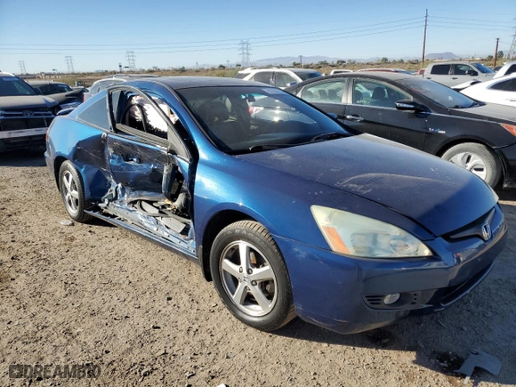 2005 Honda Accord Cpe EX-L with VIN 1HGCM72665A018405, listed as a Copart auction lot 87080174 with 203,335 mi miles and Salvage Title. Bid and sale history available at carsss.com. Image 4.