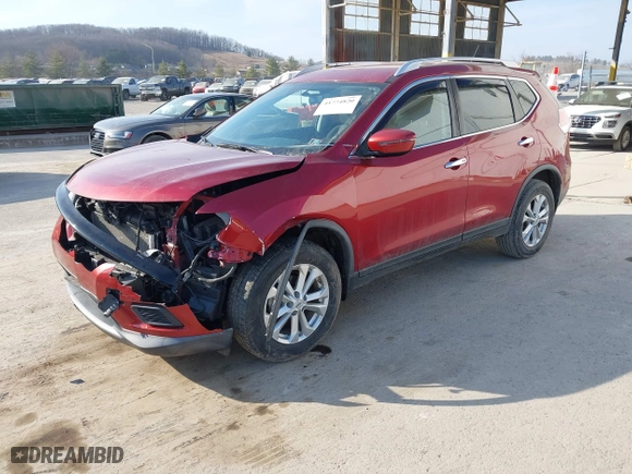 2016 Nissan Rogue S with VIN KNMAT2MV7GP628149, listed as a IAAI auction lot 41774820 with 83,104 mi miles. Bid and sale history available at carsss.com. Image 2.
