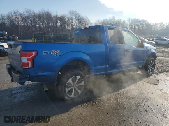 2020 Ford F-150 XL with VIN 1FTFX1E50LKE76922, listed as a Copart auction lot 46567395 with 42,101 mi miles and Salvage Title. Bid and sale history available at carsss.com. Image 3.