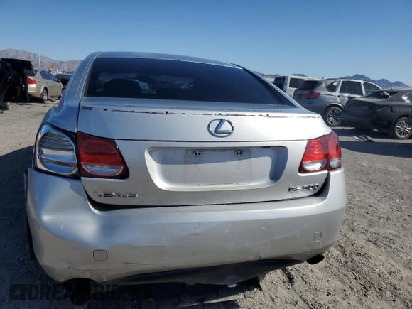 2006 Lexus GS 300 z VIN JTHBH96S265044686, wystawiony jako Copart lot #53993745 z przebiegiem 221 506 mil mil oraz Szkoda całkowita • Salvage title. Historia ofert i sprzedaży dostępna na DreamBid. Obrazek 6.