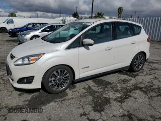2018 Ford C-Max Titanium with VIN 1FADP5DU1JL102260, listed as a Copart auction lot 43952415 with 69,794 mi miles and Salvage Title. Bid and sale history available at DreamBid. Image 1.