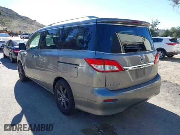 2012 Nissan Quest S z VIN JN8AE2KP2C9045537, wystawiony jako IAAI lot #41540112 z przebiegiem 147 424 mil mil oraz . Historia ofert i sprzedaży dostępna na DreamBid. Obrazek 3.