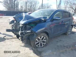 2014 Kia Sportage LX with VIN KNDPB3ACXE7548170, listed as a IAAI auction lot 41651204 with 71,280 mi miles and . Bid and sale history available at carsss.com. Image 2.