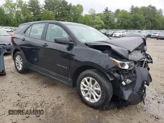2021 Chevrolet Equinox LS with VIN 2GNAX5EV7M6150337, listed as a Copart auction lot 57789575 with 79,739 mi miles and Salvage title. Bid and sale history available at DreamBid. Image 4.
