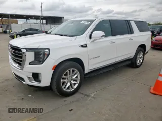2023 GMC Yukon XL SLT with VIN 1GKS2GKD1PR564732, listed as a Copart auction lot 51162395 with 4,105 mi miles and Clean Title. Bid and sale history available at carsss.com. Image 1.