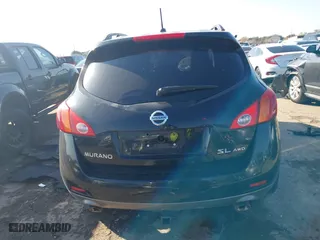 2009 Nissan Murano SL with VIN JN8AZ18W89W154253, listed as a IAAI auction lot 41149996 with 131,404 mi miles. Bid and sale history available at carsss.com. Image 16.