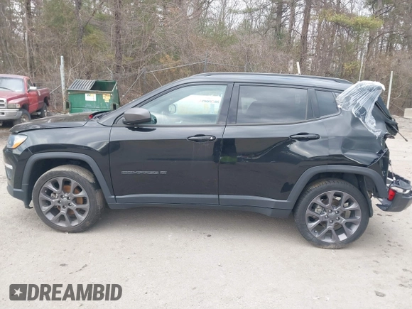 2021 Jeep Compass 80th Anniversary with VIN 3C4NJDEB1MT583160, listed as a IAAI auction lot 41855685 with 94,936 mi miles and . Bid and sale history available at DreamBid. Image 14.
