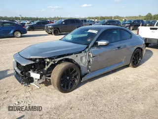 2025 BMW M2 with VIN 3MF23DM0XS8E95167, listed as a Copart auction lot 50303775 with 2,743 mi miles and Clean Title. Bid and sale history available at carsss.com. Image 1.